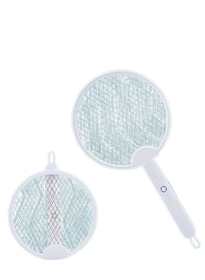 رالي مضرب ناموس كهربائي 3 في 1 قابل للشحن – قاتل ناموس مع مصيدة ضوئية - Image 2