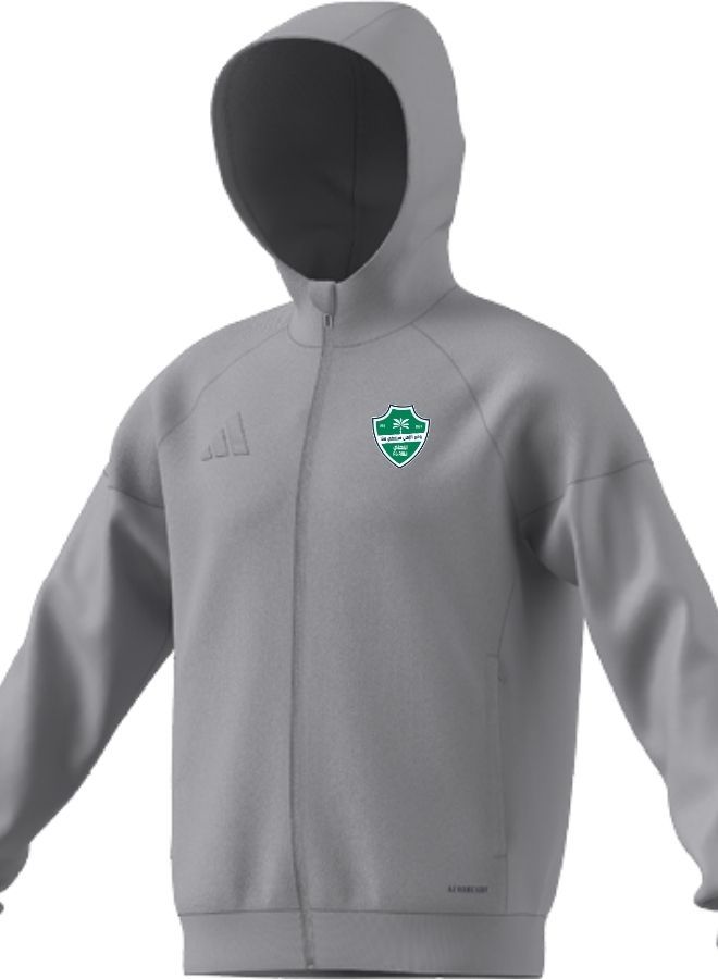 اديداس جاكيت سفر الأهلي 25/26 رمادي