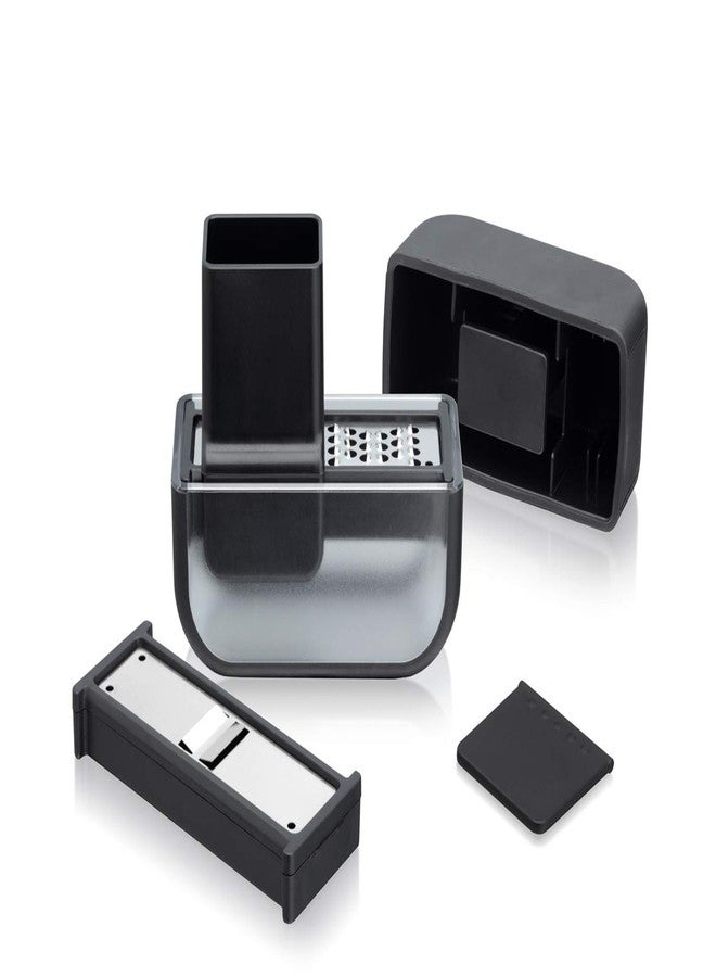 ميكروبلان طقم مفرمة ومقطعة الثوم مايكروبلين (أسود) - Image 1