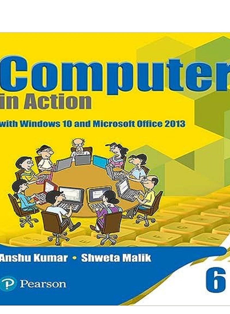الكمبيوتر قيد التشغيل 6 مع Window 10 وMicrosoft Office 2013