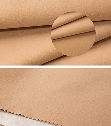 CHENGZHG Self Adhesive Velvet Flocking Liner for Jewelry Drawer Art Crafts DIY Project Velvet Fabric Peel and Stick Drawer Velvet Liner 17.7" x 78.7" (Beige) - Image 3