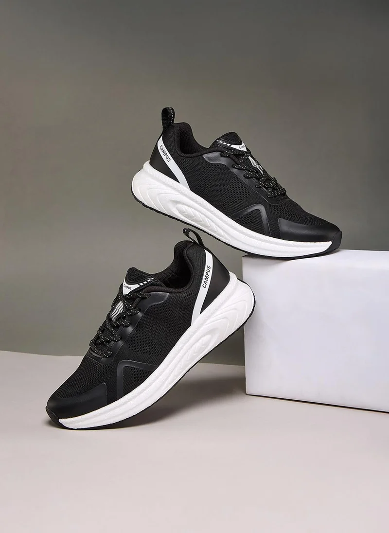 كامبس Men Motive Bubble Yoga Max Lace-Up Running Shoes-Black