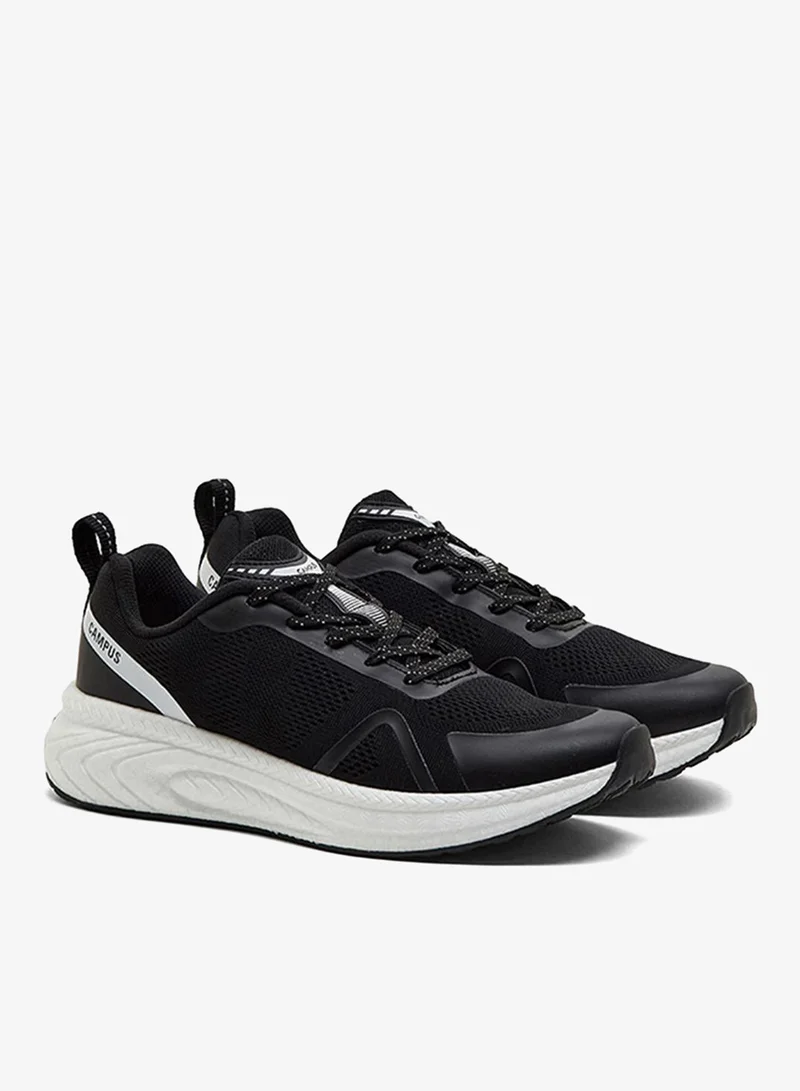 Campus  Men Motive Bubble Yoga Max Lace-Up Running Shoes-Black for Men | Best Price UAE