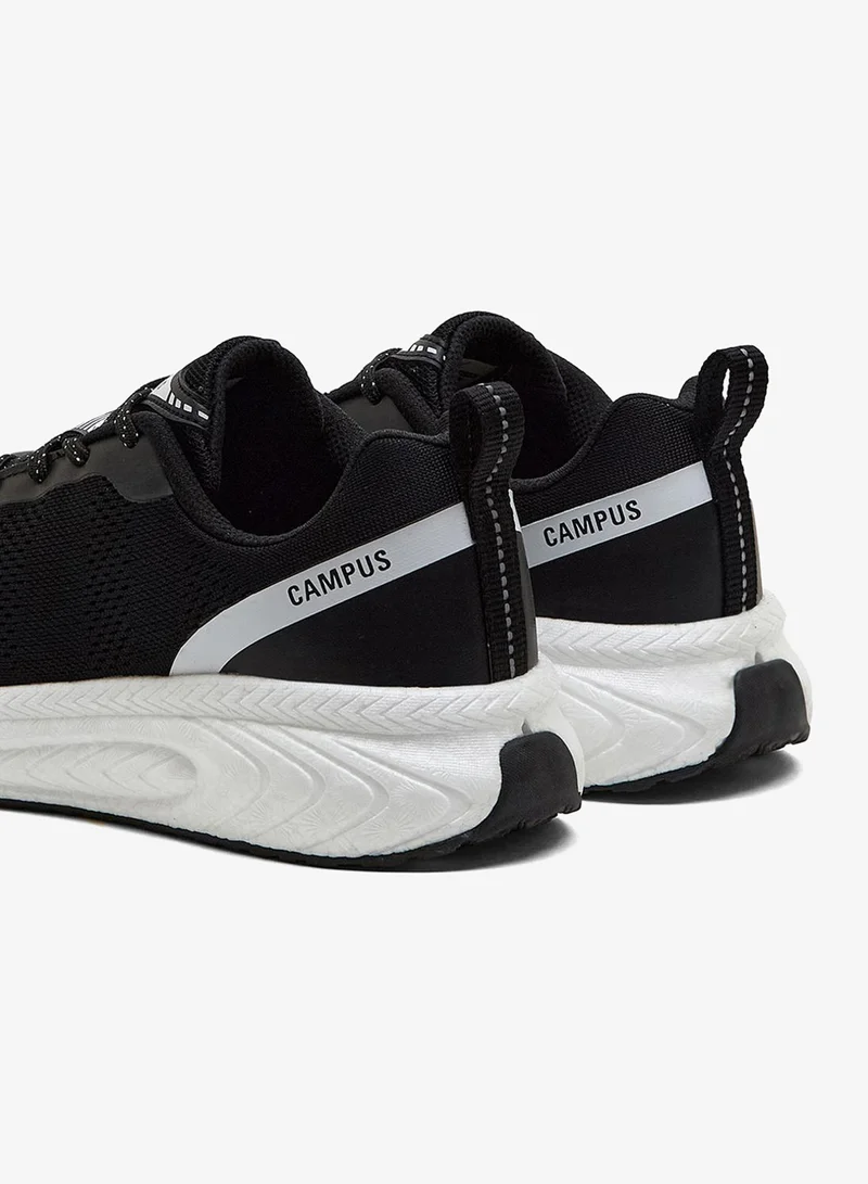 Campus  Men Motive Bubble Yoga Max Lace-Up Running Shoes-Black for Men | Best Price UAE