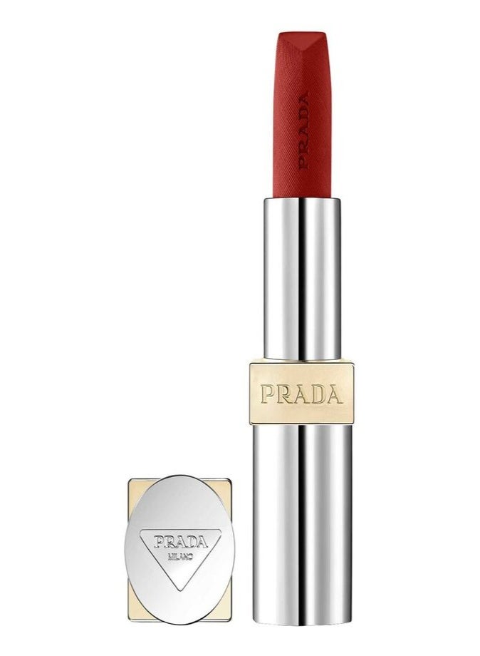 Prada Monochrome Hyper Matte Refillable Lipstick 3.9g  O76 | Long-Wear Velvet Matte Lipstick - Image 1