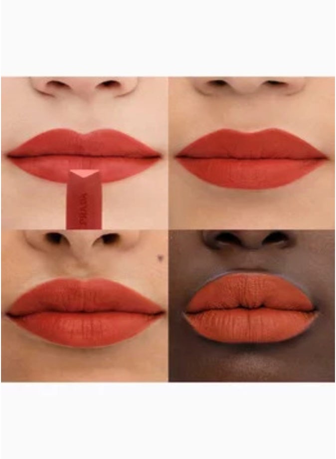 Prada Monochrome Hyper Matte Refillable Lipstick 3.9g  O76 | Long-Wear Velvet Matte Lipstick - Image 3