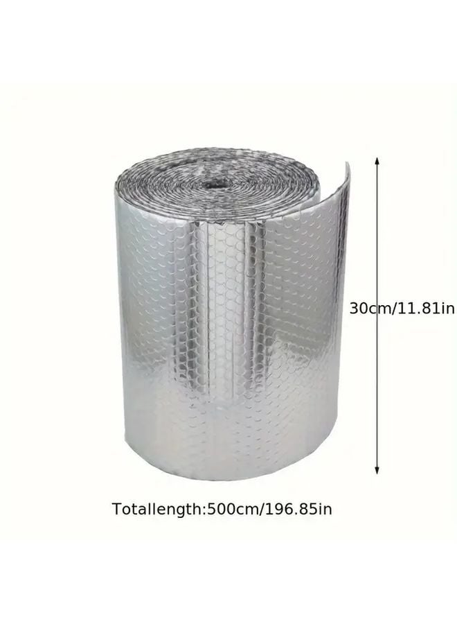 Double Sided Aluminum Foil Bubble Insulation Roll 19 69inch X 196 85inch Heat Barrier - Image 5
