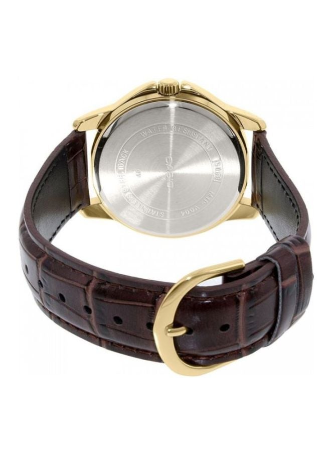 CASIO Women Dress Water Resistant Analog Watch LTP-V004GL-9A - 35 mm - Brown - Image 2