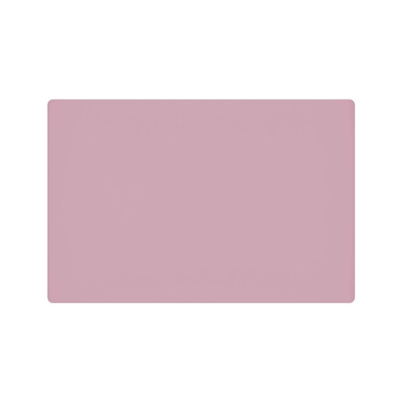 Max2co 23.6'' by 15.7''Flexible Silicone Placemat Non Slip Waterproof Heat Resistant Dinner Table Mat (Light Pink-1 Pcs) - Image 1