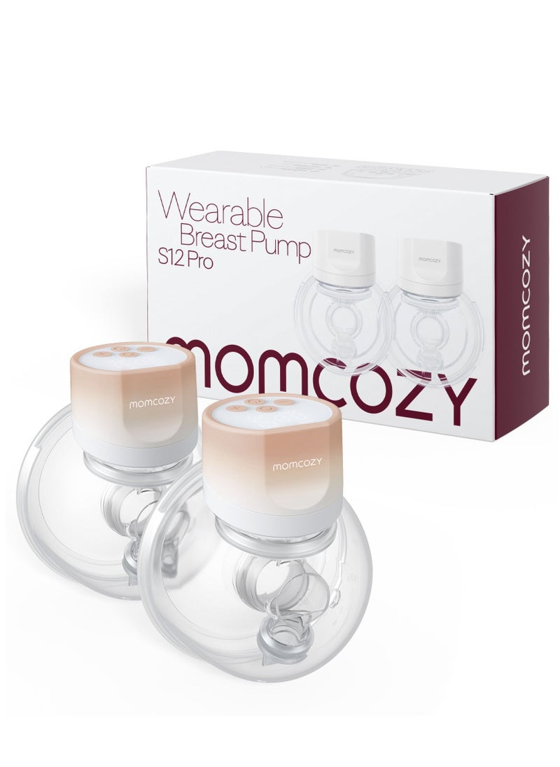 Momcozy - S12 Pro Wearable Hands-Free Electric Painless Automatic Breastfeeding Breast Pump Smart Display 3 Modes and 9 Levels - Image 1