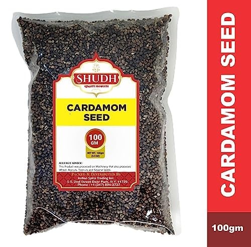Jimidar SHUDH Cardamom Seeds 100 Gram | All Natural | Vegan | Gluten Friendly | NON-GMO | Product of India - Image 3