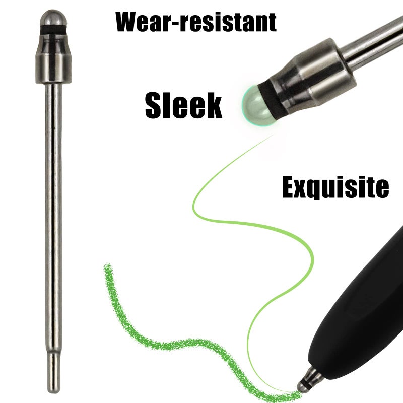 REEYEAR Stainless Ball Pen Tips Replacement Compatible with Samsung Galaxy S Pen Fold Edition Stylus Pen, No Wear Out Z Fold 4/3 Backup Pencil Nibs,2 Pcs - Image 5