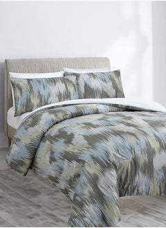 In-House Russell | Winter Comforter Set 3 Pieces - 260x240 cm - Grey Blue  - Image 4
