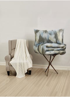 In-House Russell | Winter Comforter Set 3 Pieces - 260x240 cm - Grey Blue  - Image 5