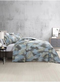 In-House Russell | Winter Comforter Set 3 Pieces - 260x240 cm - Grey Blue  - Image 3