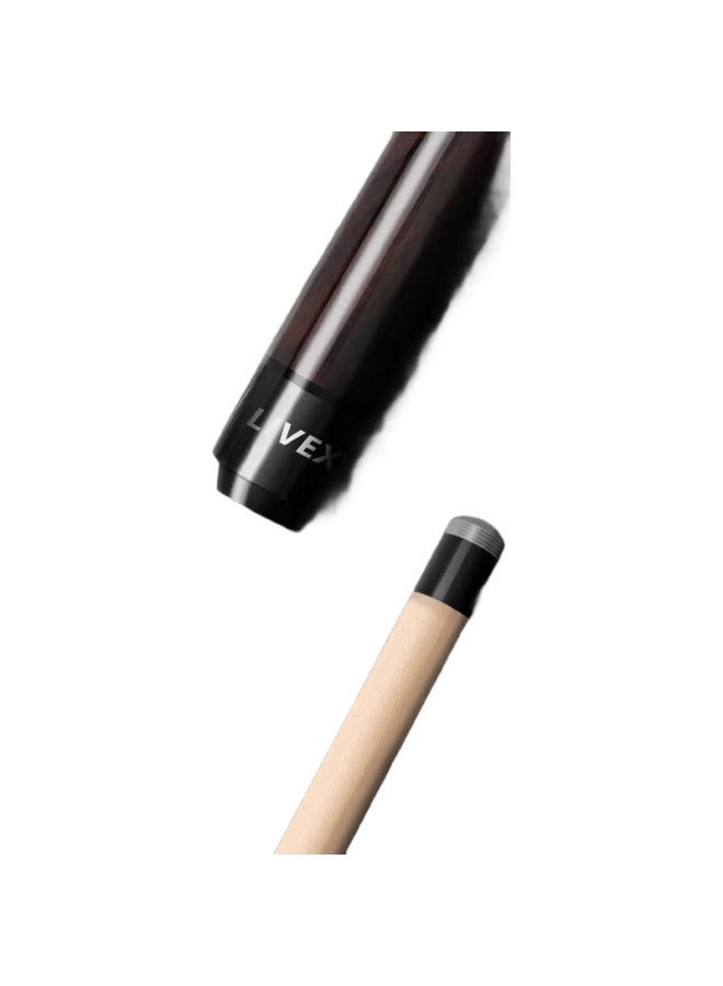 Livex Pool Cue, Chalk Ball Cue, Jump Cue, Specialized Billiard Cue, Black Eight 8-Ball Cue, Small Steel Cannon Cue, Three-Section Detachable Cue - Image 1