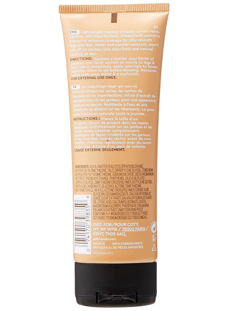 Sally Hansen Airbrush Legs®, Leg Makeup, Light, Easy Application, Flawless Looking Legs, Water Resistant, Transfer Proof Lotion - Image 3