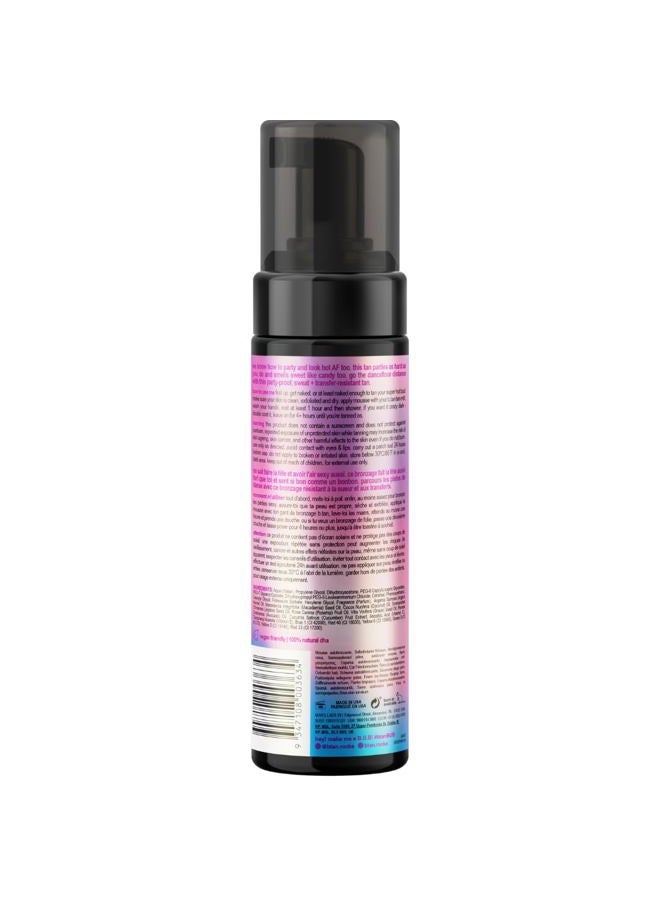 b tan b.tan Self Tan Mousse - Disco Candy Tan - Candy Scented Party Proof Self Tanner for Fast, Dark Tan, 6.7 fl oz - Image 2