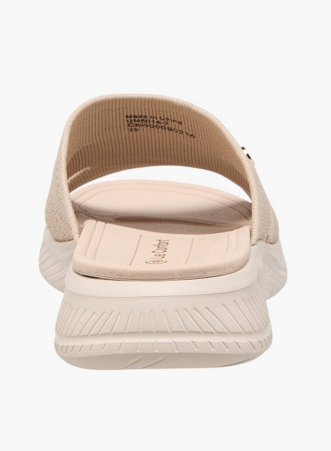 Le Confort Women's Textured Slip-On Flyknit Comfort Sandals  - Image 5