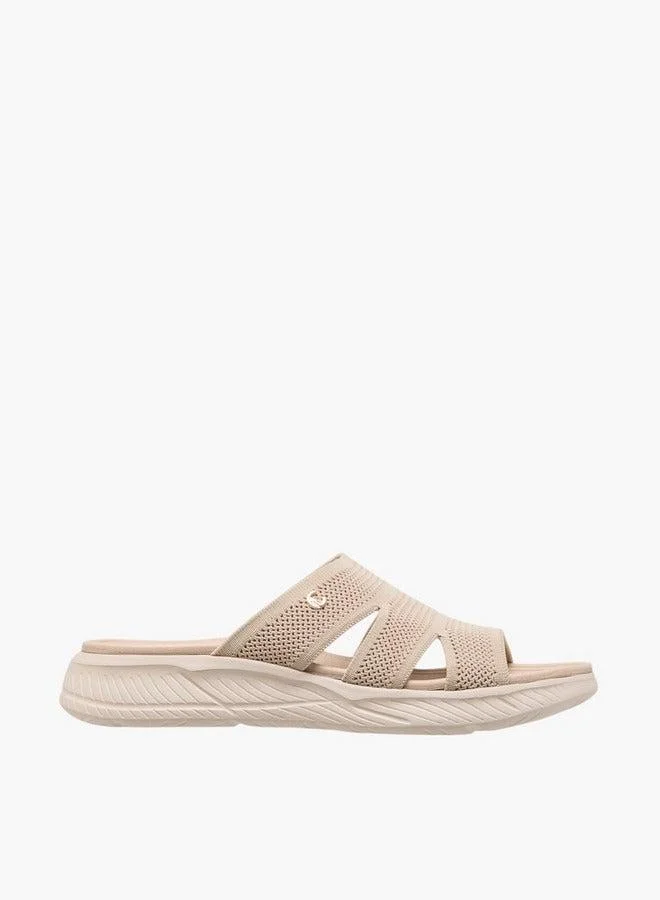Le Confort Women's Textured Slip-On Flyknit Comfort Sandals