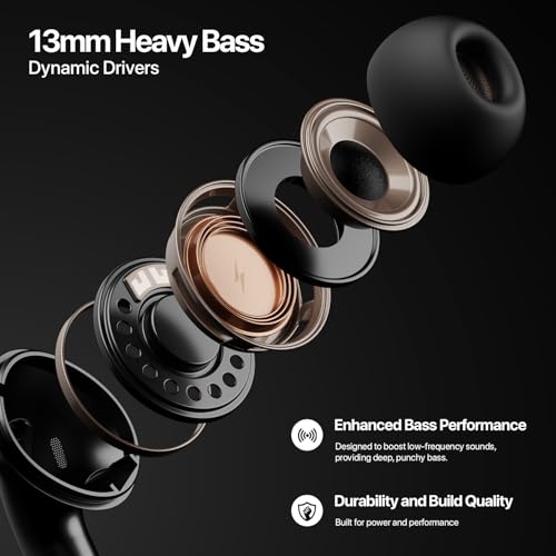Fire-Boltt Aero TWS Earbuds Custom EQ, Wireless Bluetooth 5.4, Music & App Support, 50H Playtime, Fast Charging Case, 50ms Low Latency for Gaming, Touch Controls, IPX4 Waterproof, Clear Calls - Gold - Image 4