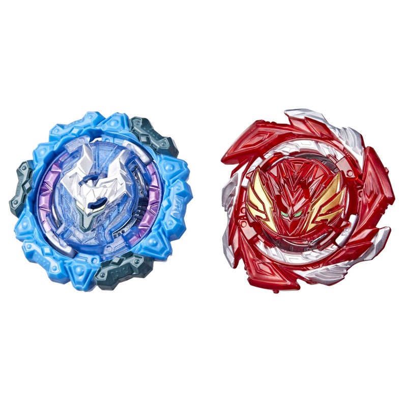 BEYBLADE Burst QuadDrive Salvage Valtryek Rashad V7 and Gilded Nemesis N7 Spinning Top Dual Pack -- 2 Battling Game Top Toy for Kids Ages 8 and Up - Image 2
