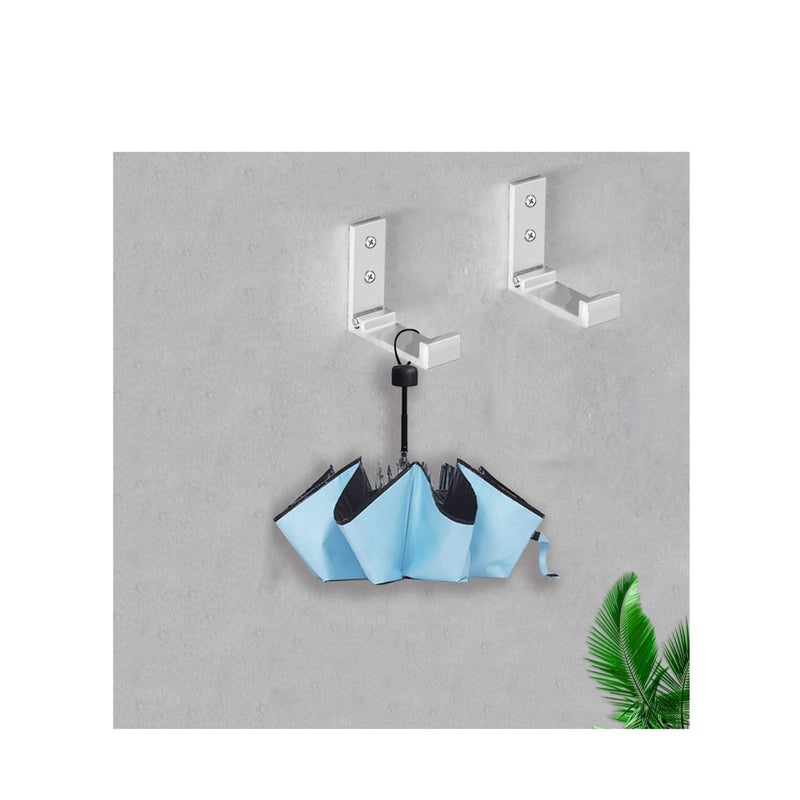 SOLARAE 5 Pcs Folding Coat Hooks Wall Hooks for Hanging Coat Towel Hooks Hardware Heavy Duty Aluminum Alloy Headphone Holder Hooks No Rust Wall Mounted Bags Fitness Equipment - Image 2