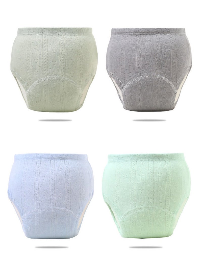 4-Pieces Baby Potty Training Pants, Breathable Potty Training Underwear, Toddler Training Underwear for Boy , Size  100 / 110  - Image 1