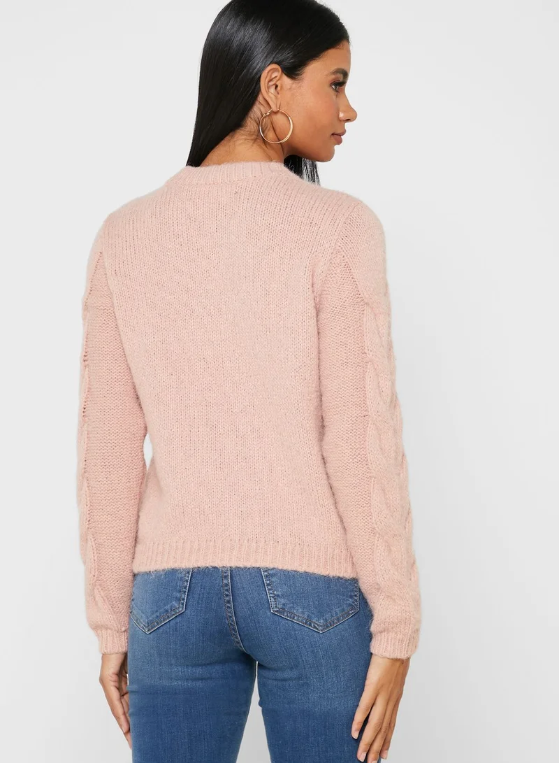 VERO MODA Cable Knit Sweater