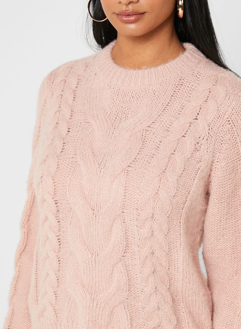 VERO MODA Cable Knit Sweater
