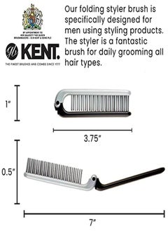 Kfm4 Anti Static Hair Brush Styling Brush Folding Brush Small Hair Brush For Men Daily Grooming Using Mens Styling Products. Mini Hairbrush Anti Static For Hair Frizz Free Brush Made In England - pzsku/Z7BABA04DC2231C17C510Z/45/_/1647273747/7bcd554f-cfc1-4d29-8fda-f7d68c350300