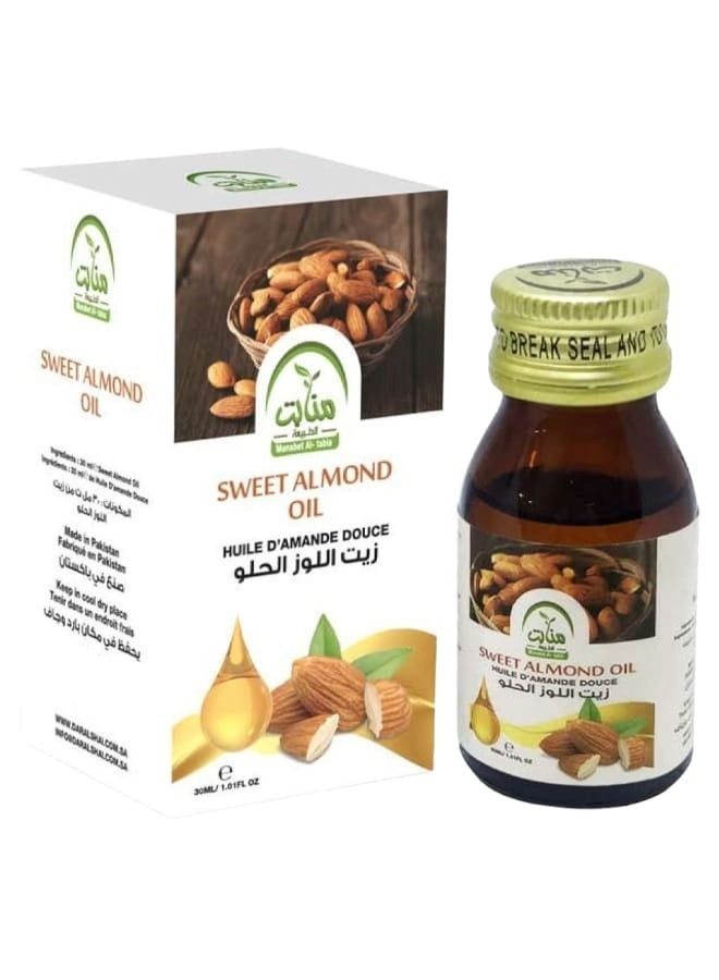 منابت الطبيعة زيت اللوز الحلو 30 مل
