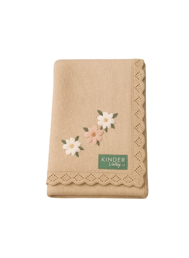 Kinder Valley PetalLoom Cotton Knitted Blanket - Image 2
