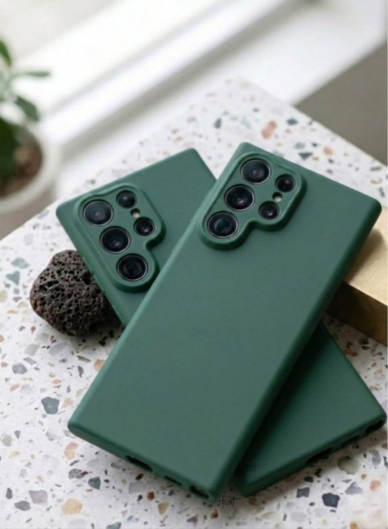 ELTRAZONE Galaxy S26 Ultra Case Green Color 6.9 Inch Shockproof Protective Cover with Advanced Camera Lens Protection Raised Bezels Air Cushion Technology Slim Matte Back Case - Image 3
