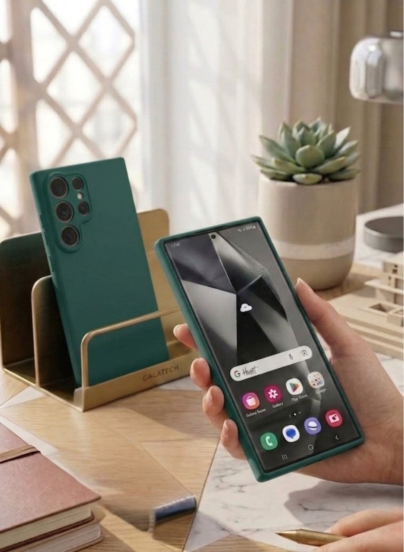 ELTRAZONE Galaxy S26 Ultra Case Green Color 6.9 Inch Shockproof Protective Cover with Advanced Camera Lens Protection Raised Bezels Air Cushion Technology Slim Matte Back Case - Image 5