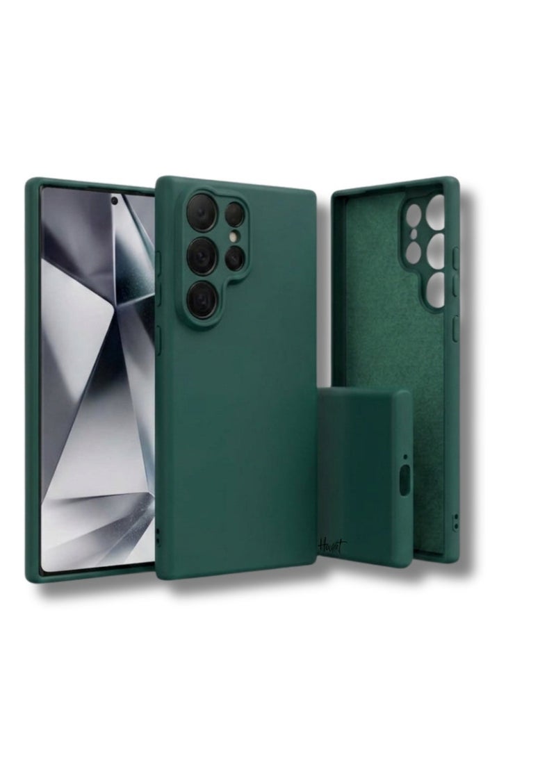 ELTRAZONE Galaxy S26 Ultra Case Green Color 6.9 Inch Shockproof Protective Cover with Advanced Camera Lens Protection Raised Bezels Air Cushion Technology Slim Matte Back Case - Image 1