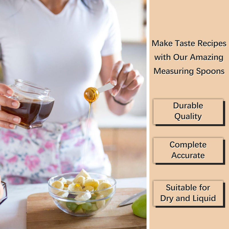 BERYLER 1PCS 2/3tbsp (2tsp, 10ml, 1/3oz) Single Measuring Spoon, Stainless Steel Individual Teaspoons Only - Image 5