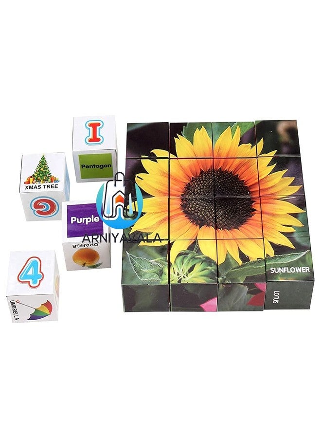ARNIYAVALA Sunflower Blocks for Kids. Let Your Child Learn About Different Colourful Flowers. - Image 4