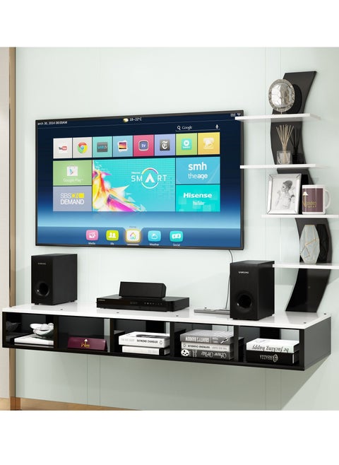 Big Tilfizyun TV Entertainment Unit Table with Set Top Box Stand for TV Up To 42 Inch