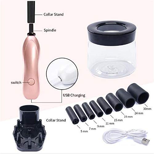 SHREYAGN Electronic Make Up Brush Washing Tool Rechargeable Paint Brush Cleaner - Image 4