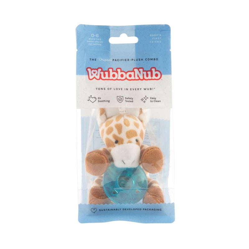 Wubbanub Infant Pacifier - Giraffe - Image 1