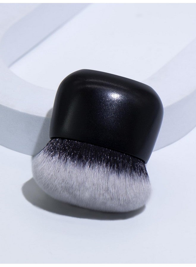 Coshine Oval Foundation Makeup Blender Kabuki Brush For Face Or Body Makeup Perfect For Liquid Or Cream Foundation Blend & Buff Makeup Dense Synthetic Bristles No Handle - Image 2