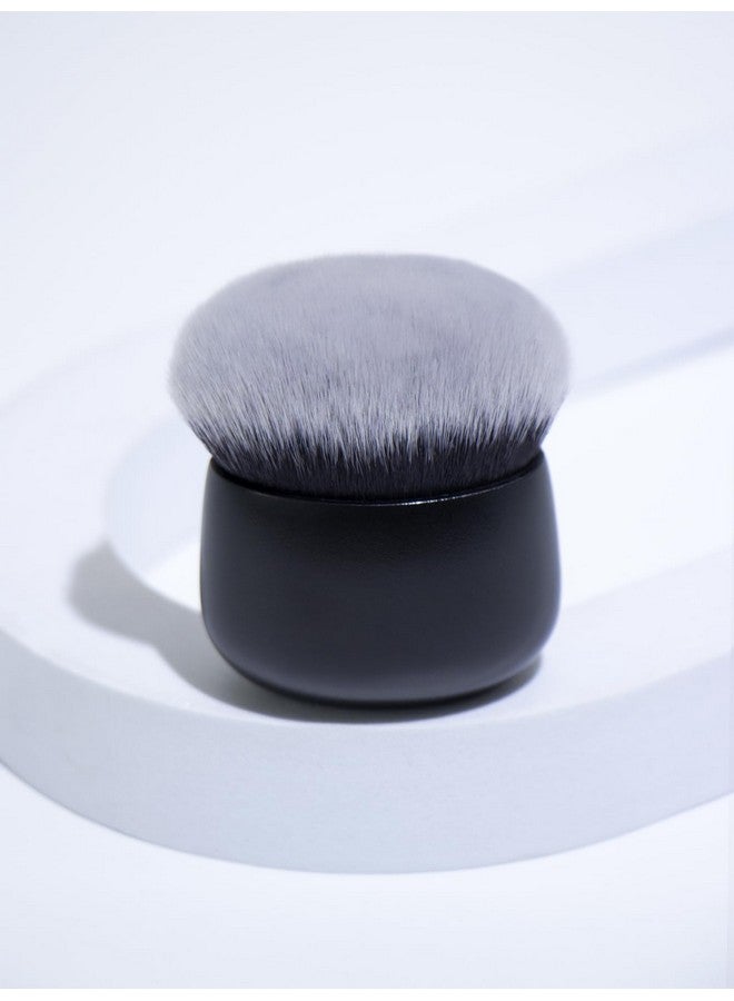 Coshine Oval Foundation Makeup Blender Kabuki Brush For Face Or Body Makeup Perfect For Liquid Or Cream Foundation Blend & Buff Makeup Dense Synthetic Bristles No Handle - Image 1