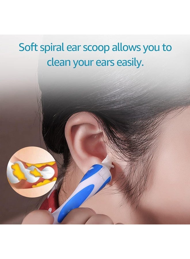 سمارت سواب اداة تنظيف الاذن مزيل شمع الحلزوني 16 طرف ناعم قابل للاستبدال امنة للاستخدام مجموعة ازالة قابلة لاعادة الاستخدام بدون الم لطيف للاذن - Image 5