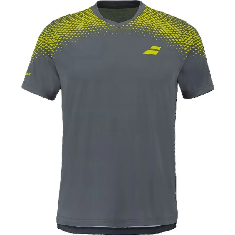 بابولات BABOLAT TENNIS AERO CREW NECK TEE, 2MS26011W, GREY, XL