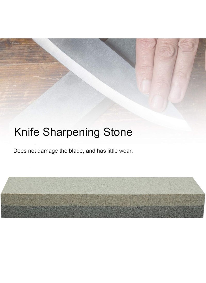 TOTAL Dual Grit Sharpening Stone 8-Inch (200mm) – Knife Sharpener Whetstone Block for Kitchen, Fruit, Chisel, Axe, Pocket & Outdoor Knives – Suitable for All Blade Types TAC260001