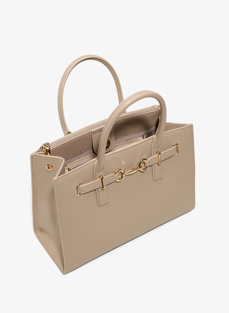 Aldo Taupe Evielyne Satchel Bag for Women | Best Price UAE