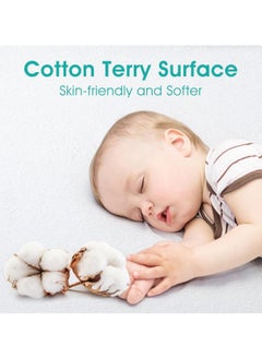 TEGRILO Water Proof Mattress Protector Cotton Terry Mattress Cover, Deep Pocket Bed Mattress Pad Cover Vinyl-Free Washable, Noiseless, Breathable & Soft (Super King(220 * 200 * 30))  - Image 3