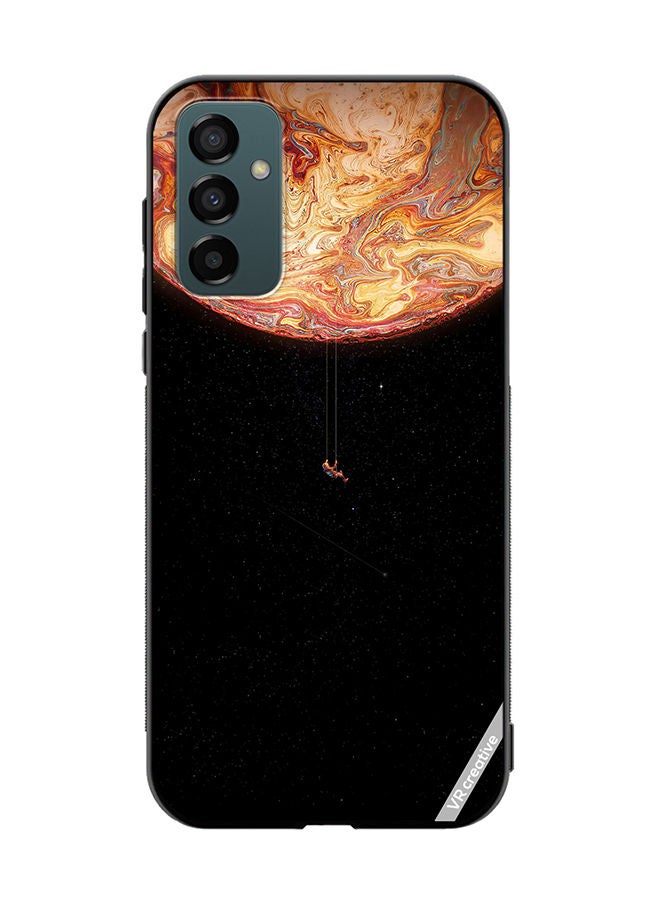 VR CREATIVE Protective Case Cover For Samsung Galaxy F23 Black Galaxy Design Multicolour - Image 1