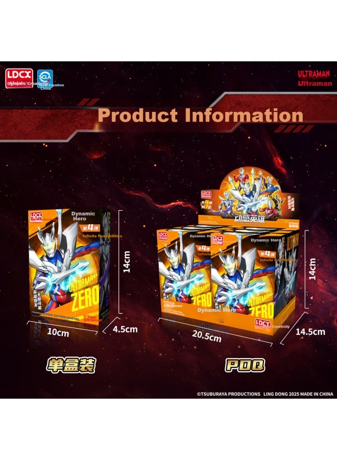 Ldcx Ultraman Dynamic Hero Series 4 Blind Box Toy Boy Blaze Seleo Orb Action Figure Birthday Gift - Image 5